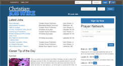 Desktop Screenshot of christianjobwire.com
